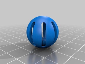 mi personalizados gato de juguete la bola mascotas 3d print model - Mito3D