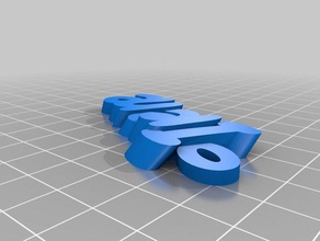 irene 2 keyring organization customized 3d print model - Mito3D