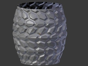 vase 1 shell l'art 3d print model - Mito3D