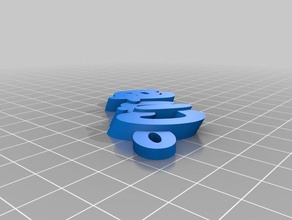 aşk Anahtarlık organizasyon özelleştirilmiş 3d print model - Mito3D
