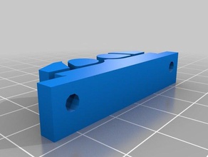 my customized i3 rework carrige belt tensioner-to fit mpcnc 3d printer parts 3d print model - Mito3D