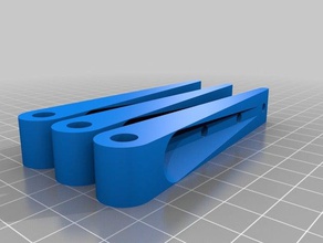 hinge leaf - heavier parts diy customized 3d print model - Mito3D