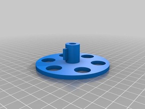 my customized customizeable cable spool organizer gadgets 3d print model - Mito3D