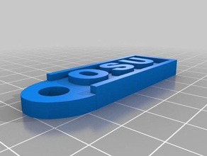osu keychain design 3d printing 3d print model - Mito3D