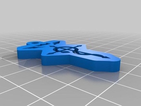 fma alquimia colar de flamel 3d impressão 3d print model - Mito3D