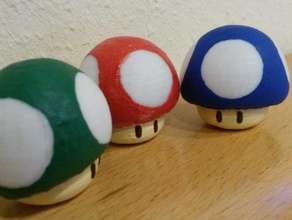 super mario mushroom los juguetes juegos 3d print model - Mito3D