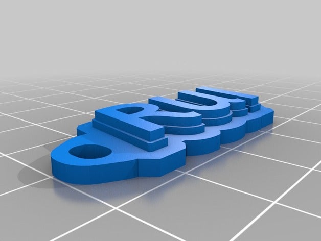 Schlüsselanhänger rui angepasst 3D print model - Mito3D