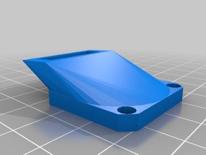 hexagon hotend 30 mm object fan super narrow duct 3d printer accessories customized 3d print model - Mito3D