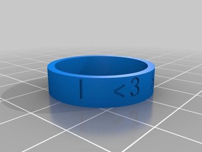 my customized ring inside out kada rings 3d print model - Mito3D