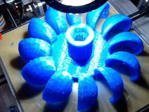 turbine de turgo pièces l'énergie alternative 3d print model - Mito3D