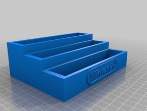 snes cartidge holder containers cj printing nintendo cartridge 3d print model - Mito3D