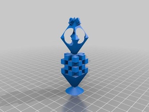 impossible test 3d printing tests 1mm 2mm 3mm 4mm 5mm calibration steps 6mm abs ctc ctc20 difficult thing fablab hacks magic maker modern most pla super hips vase 3d print model - Mito3D