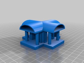 poderoso waasa de los edificios estructuras 3d print model - Mito3D