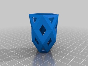 crystallized vase art 3d print model - Mito3D
