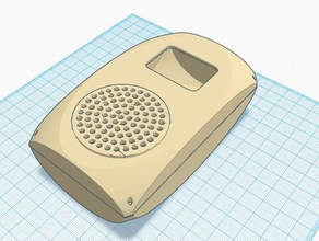 arduino tea5767 45 mm foro altoparlante nokia 5110 lcd radio custodia fai da te 3d print model - Mito3D