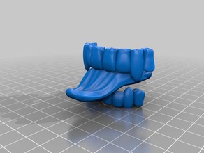 monstruo boca esculturas 3d print model - Mito3D