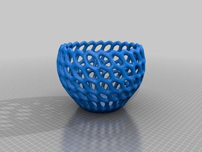 membranas tigela 3 decoração orgânico 3d print model - Mito3D