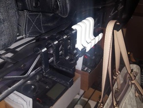 wire rack shelf hook organization 3d print model - Mito3D