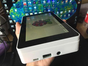 pipad ahududu 7 dokunmatik ekran pi elektronik 3d print model - Mito3D
