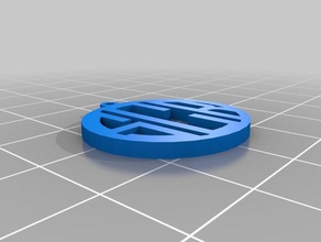 scr pendant multiple loops jewelry customized 3d print model - Mito3D