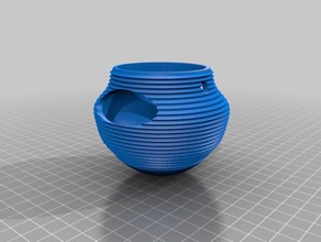 appendere il vaso remix arredamento 3d print model - Mito3D