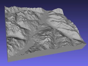 st moritz switzerland learning 3d map geodesy geography raised relief topography 3d print model - Mito3D