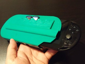 ps vita deslice la cubierta 20 video juegos consola portable de portátil sony juego 3d print model - Mito3D