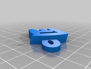 lte keychains customized 3d print model - Mito3D