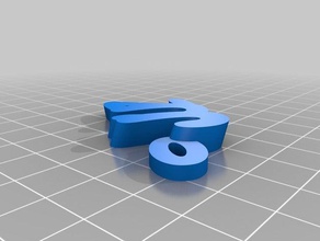 suları Anahtarlık özelleştirilmiş 3d print model - Mito3D