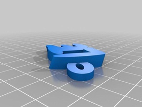 lte Schlüsselanhänger angepasst 3d print model - Mito3D
