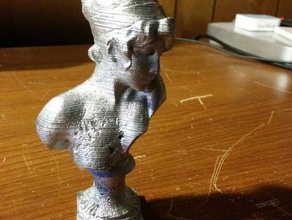 sapphos head negative mold low melt metal casting abs sculptures 3d print model - Mito3D