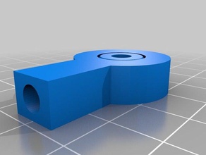 meu personalizados rolamento da haste passatempo 3d print model - Mito3D