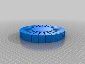 soleil kolye bilezik özelleştirilmiş 3d print model - Mito3D
