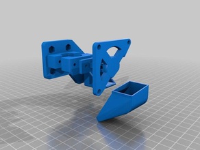 e3d std mount printer parts customized 3d print model - Mito3D