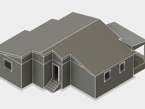 model evi binalar yapılar 3d print model - Mito3D