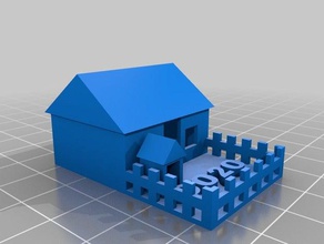 house numbered 3d printing printer basic home 3d print model - Mito3D