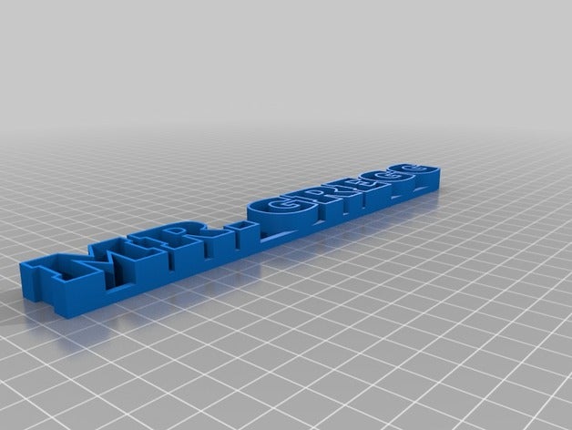 gregg deskplate heykeller özelleştirilmiş 3D print model - Mito3D