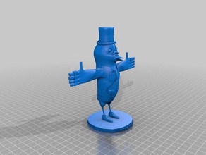 sir quib le creature frullatore carattere alta scuola il piccione regis high school studente progetto studenti 3d print model - Mito3D