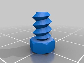 l'exclusion de boulon pièces personnalisé 3d print model - Mito3D