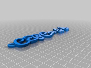 cep cordoba v4 Schlüsselanhänger - Organisation angepasst 3d print model - Mito3D