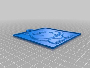 hipopótamo lithopane 2d a arte personalizado 3d print model - Mito3D