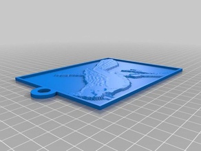 o cardeal lithopane 2d a arte personalizado 3d print model - Mito3D