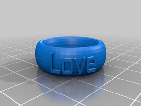 amor pulsera de la moda personalizado 3d print model - Mito3D