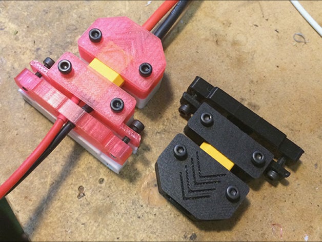 dolce impilabile xt60 spina da pannello monta hobby batteria connettore potenza quadcopter 3D print model - Mito3D