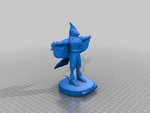 prototype creatures bird blender cardinal character high school regis robot student project 3d print model - Mito3D