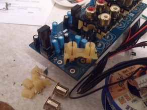 4x rcapcb-mount vertical socket repair part electronics behringer mixer vmx200 3d print model - Mito3D