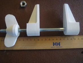 m10 coach bolt clamp 3d printing bar small box woodworking workshop 3d print model - Mito3D