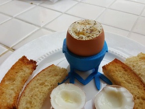 pulcino uovo coppa gambe fisse cucina pranzo 3d print model - Mito3D