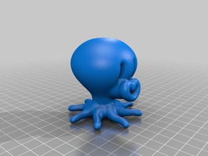 kissoctopus outros 3d print model - Mito3D