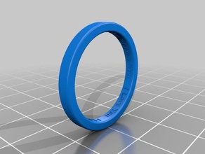 l'amore è l'impronta dell'anello anelli gioielli 3d print model - Mito3D